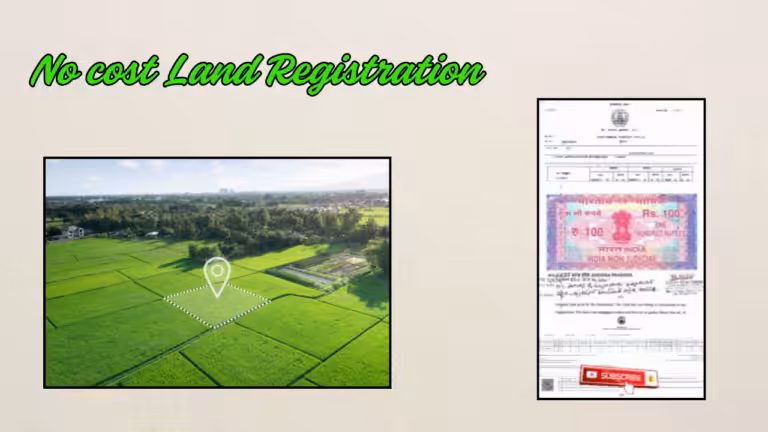 No Cost Land Registration Documents