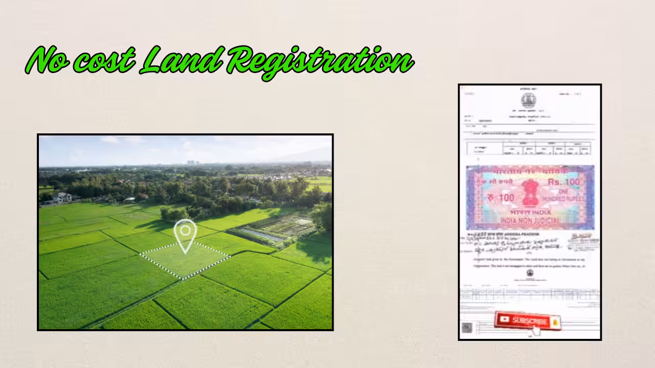 No Cost Land Registration Documents