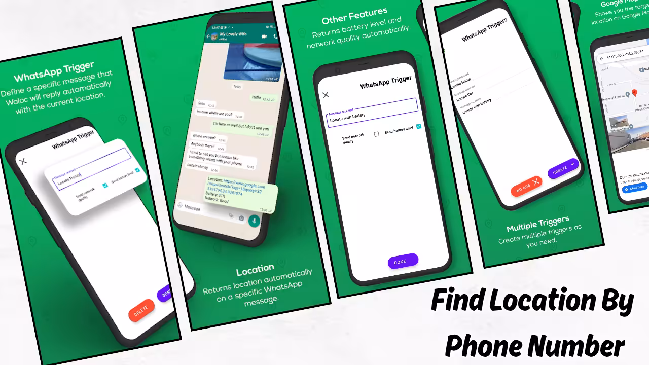 Find Location By Phone Number (GPS track)