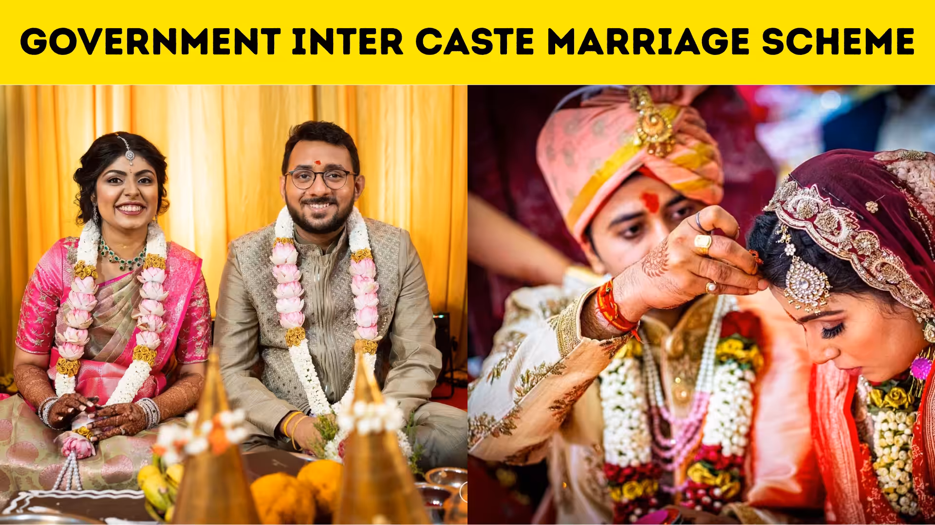 Government Inter Caste Marriage Scheme