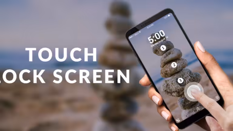 Touch Lock Screen Touch Photo