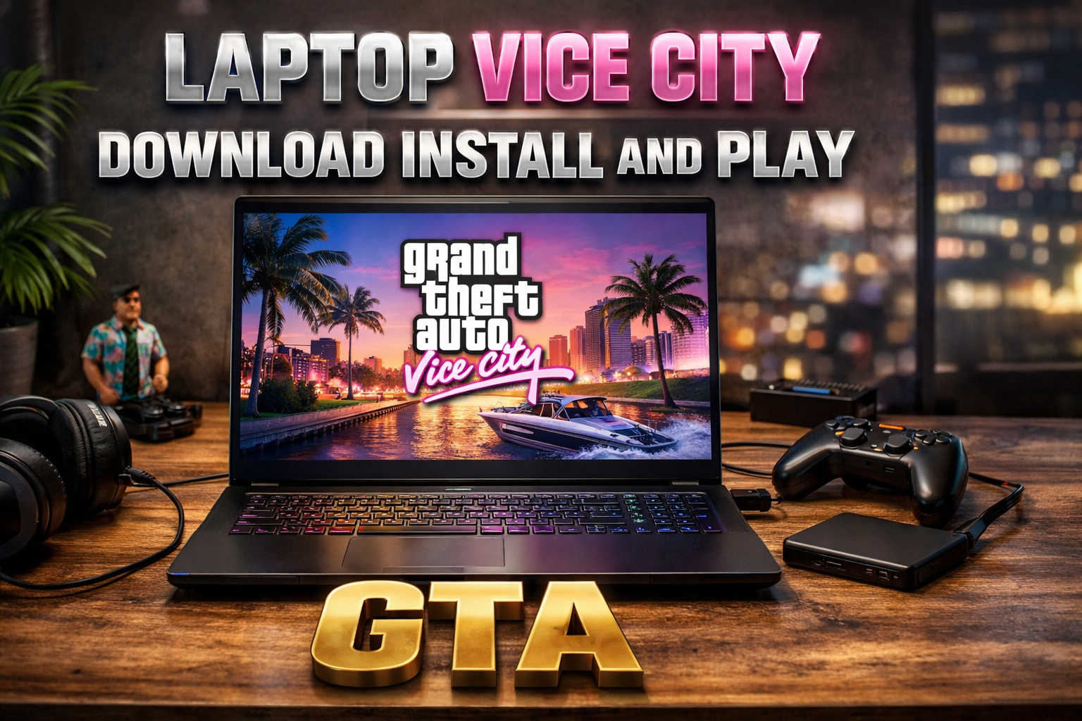 Government Free Laptop Vice City Download – Complete Guide to Install and Play GTA Smoothly