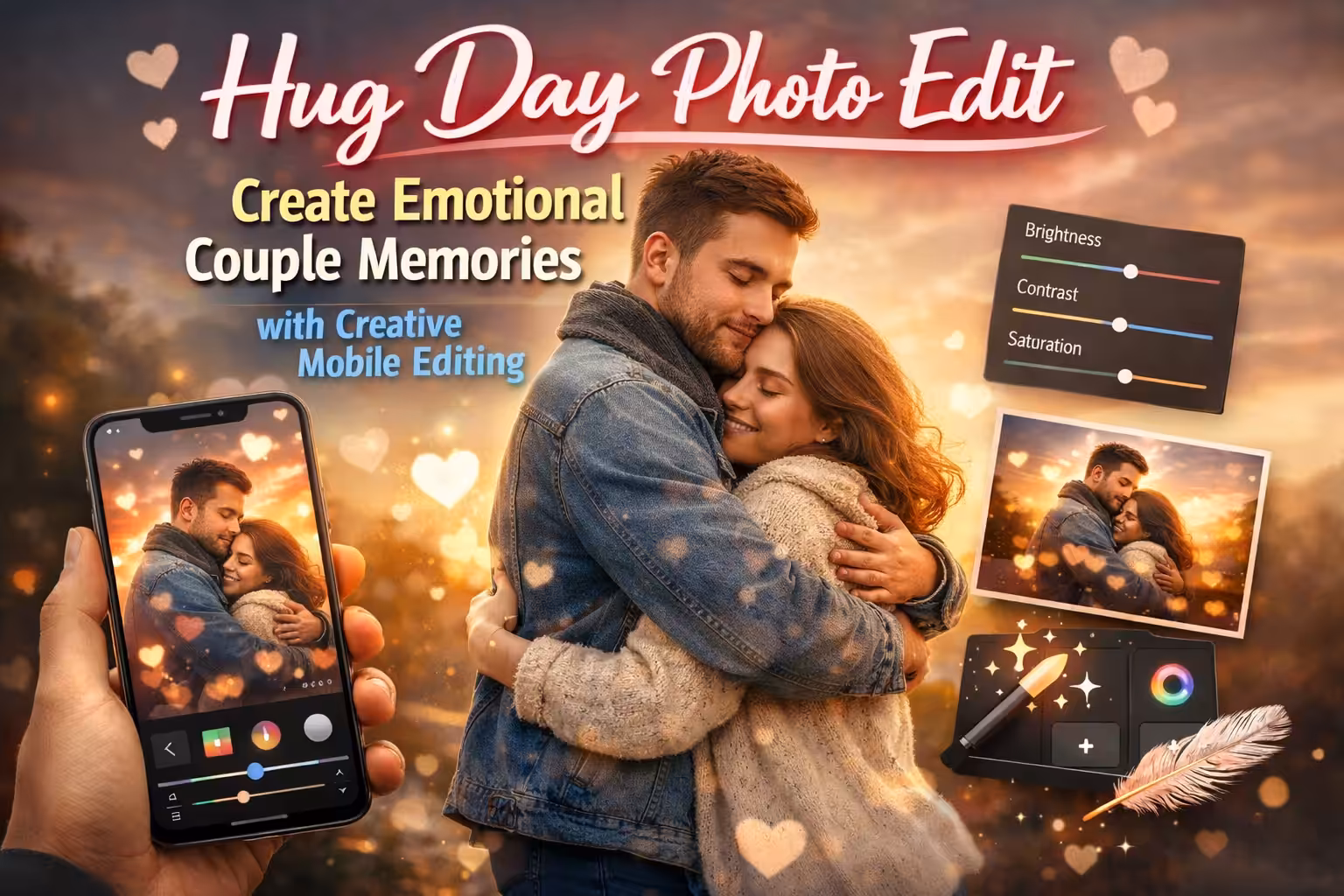 Hug Day Photo Edit – Create Emotional AI Hug Images Easily What is Hug Day Photo Editing? Hug Day Photo Edit is a trending style of AI and mobile photo editing where people create romantic or emotional hug-themed images for Valentine week. Instead of normal filters, users add cinematic lighting, warm colors, and realistic hugging poses to express love visually. Hug Day visuals focus on comfort, connection, and meaningful storytelling through photos shared on social media. Why Hug Day Edits Are Trending on Social Media In recent years, Hug Day photo edits have become viral because AI tools allow anyone to create emotional couple visuals without professional editing skills. Creators use these edits for Instagram stories, WhatsApp status, and blog content since they look personal rather than stock images. The emotional feel of hugging images makes them highly shareable and relatable online. Role of AI in Modern Hug Day Photo Editing Artificial intelligence has completely changed photo editing trends. AI tools can now analyze facial expressions, lighting, and body positions to create natural-looking hug scenes automatically. Many platforms transform static photos into realistic emotional visuals or even animated hugging clips, making editing faster and more creative. How Hug Day Photo Editing Works The editing process is simple and beginner friendly. Users upload a clear photo, add a Hug Day prompt or choose a template, and the AI generates a warm, romantic image. A well-written prompt helps the AI focus on natural expressions, soft backgrounds, and cinematic color grading so the result feels realistic instead of artificial. Popular Styles Used in Hug Day Photo Edits Most Hug Day images use soft blur backgrounds, golden sunlight tones, and emotional poses. Cinematic photography effects like shallow depth of field or portrait lighting are common because they enhance the romantic mood. These styles help turn a normal photo into a professional-looking Valentine themed image. Using AI Hug Prompts for Better Results AI prompts are text instructions that tell the editing tool exactly what type of image you want. A Hug Day prompt might include details like “warm romantic hug,” “natural expressions,” or “cinematic lifestyle photography.” Clear prompts improve realism and reduce editing time because the AI understands the emotional goal. Hug Day Photo Editing Without Advanced Skills One reason this trend is growing quickly is its simplicity. Even beginners can create emotional edits by uploading high-quality images and selecting ready-made templates. AI technology removes the need for complex tools like Photoshop timelines or manual masking, making creative editing accessible to everyone. Creative Uses of Hug Day Photo Edits Couples often create Hug Day images to celebrate love, while friends use them to show appreciation and support. Bloggers and content creators design custom visuals for seasonal posts, helping their pages stand out with original emotional content rather than generic stock photos. Tips to Make Your Hug Day Photo Look Cinematic Choosing a high-resolution image with natural lighting improves AI accuracy and facial detail. Front-facing poses work best because the editing tools can analyze expressions clearly. Adding warm color tones and subtle blur effects also enhances the romantic atmosphere of the final image. Safety and Responsible Editing While Hug Day editing is fun, it’s important to respect privacy and get permission before using someone else’s photo. Ethical use of AI ensures that emotional content remains positive and trustworthy, especially when sharing images publicly on social platforms. Final Thoughts on Hug Day Photo Edit Hug Day Photo Edit – Create Emotional Couple Memories with Creative Mobile Editing
