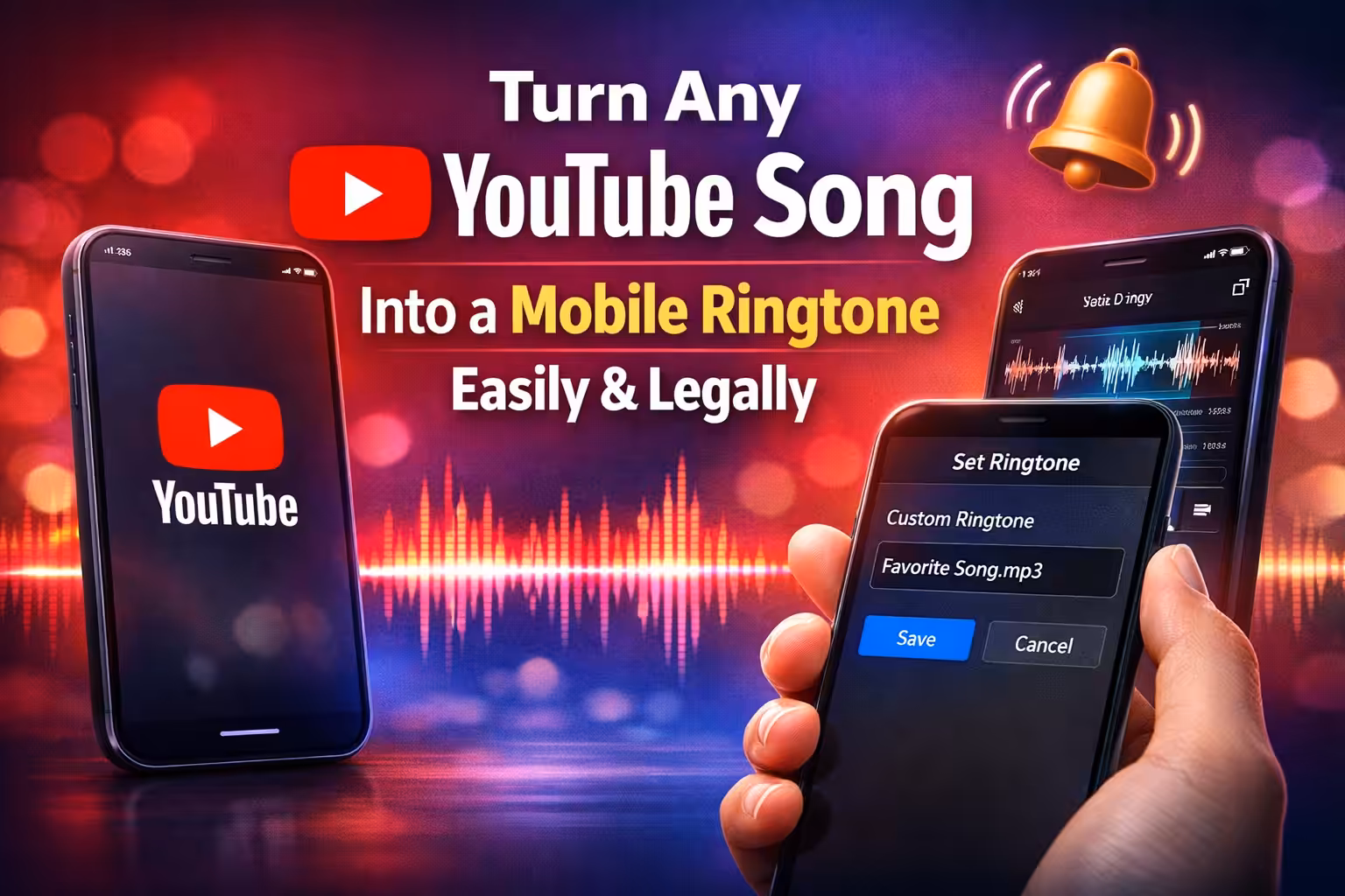 Turn Any YouTube Song Into A Mobile Ringtone Easily and Legally
