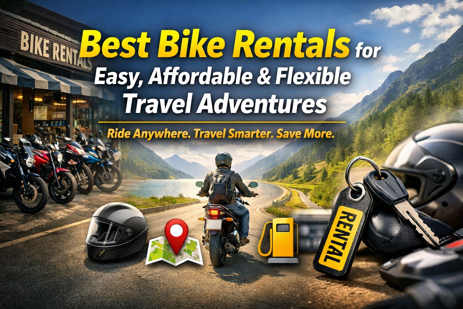 Best Bike Rentals for Easy, Affordable, and Flexible Travel Adventures