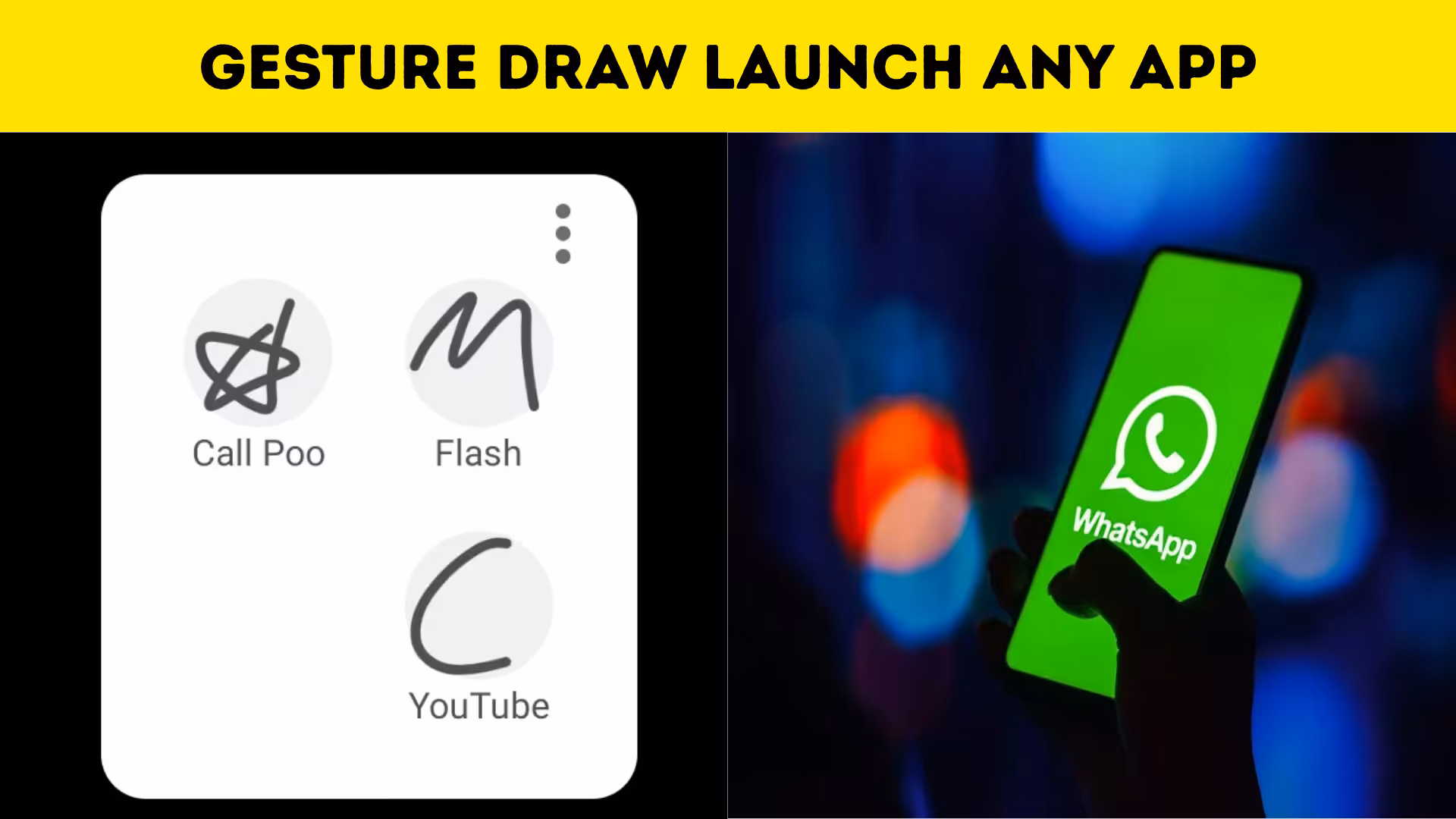 Gesture Draw Launch Any App