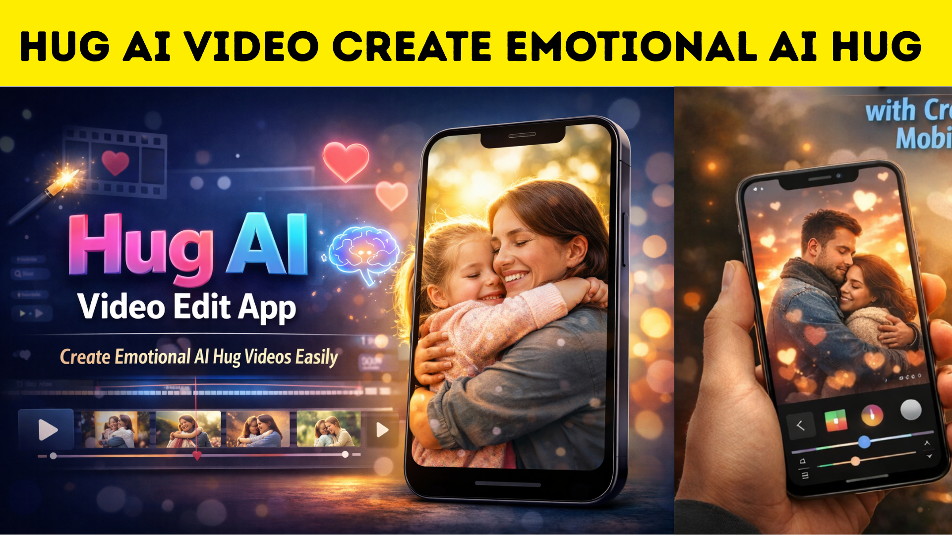 Hug AI Video Edit App – Create Emotional AI Hug Videos Easily