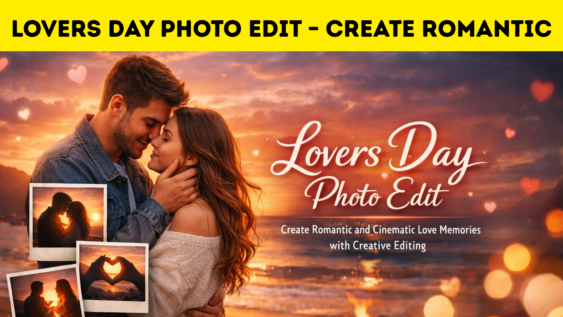 Lovers Day Photo Edit – Create Romantic and Cinematic Love Memories with Creative Editing