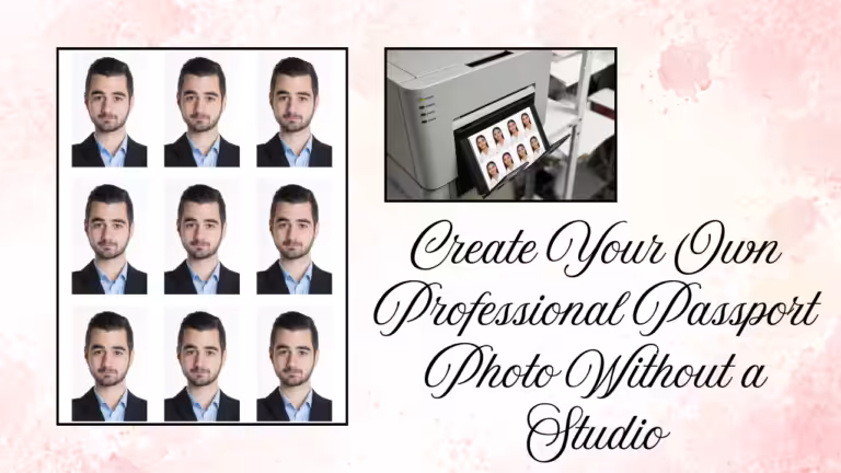 Create Your Own Professional Passport Photo Without a Studio