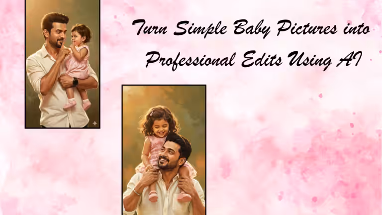 Turn Simple Baby Pictures into Professional Edits Using AI