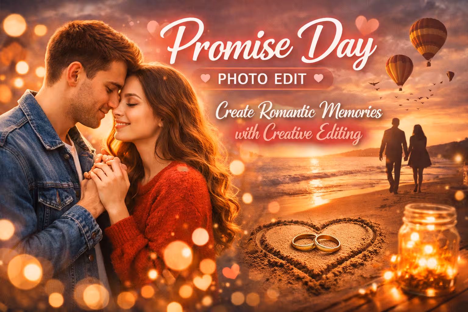 Promise Day Photo Edit – Create Romantic Memories with Creative Editing