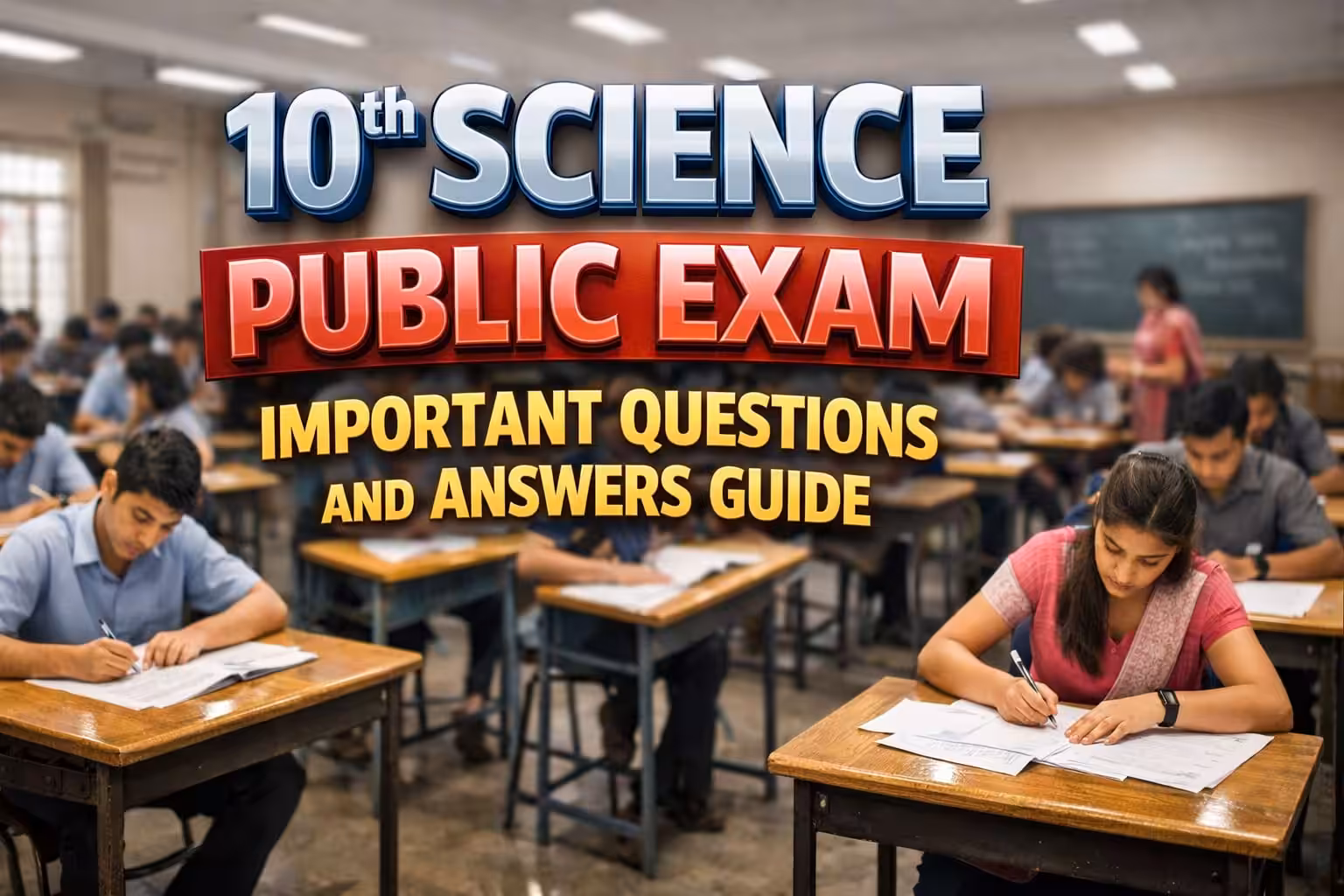 10th Science Public Exam Important Questions and Answers Guide