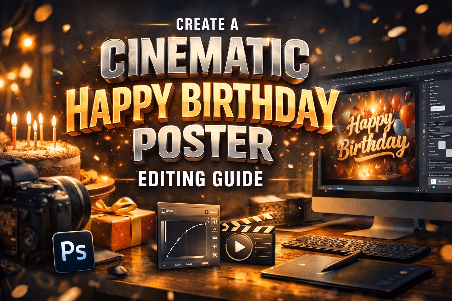Create a Cinematic Happy Birthday Poster Editing Guide
