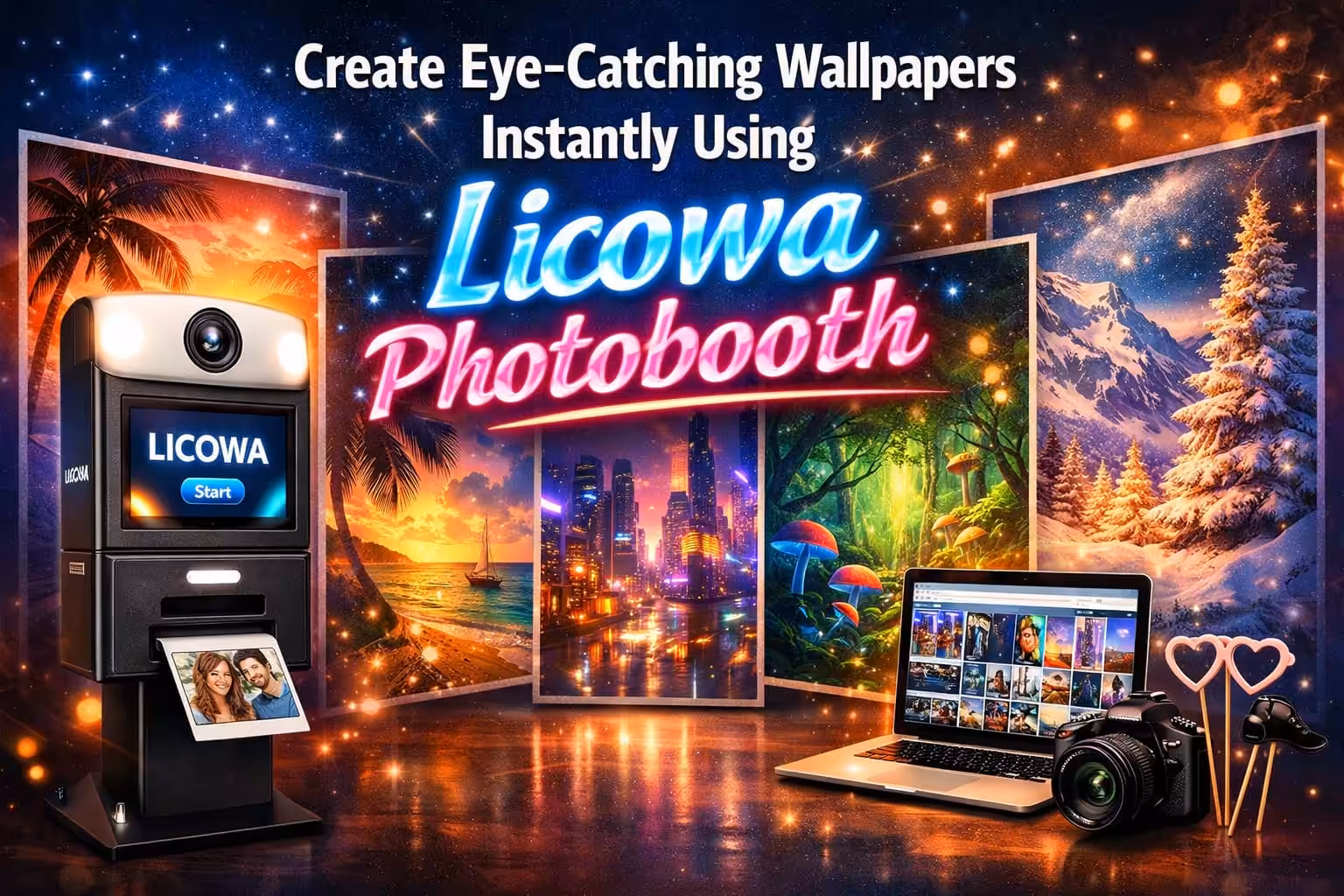 Create Eye-Catching Wallpapers Instantly Using Licowa Photobooth