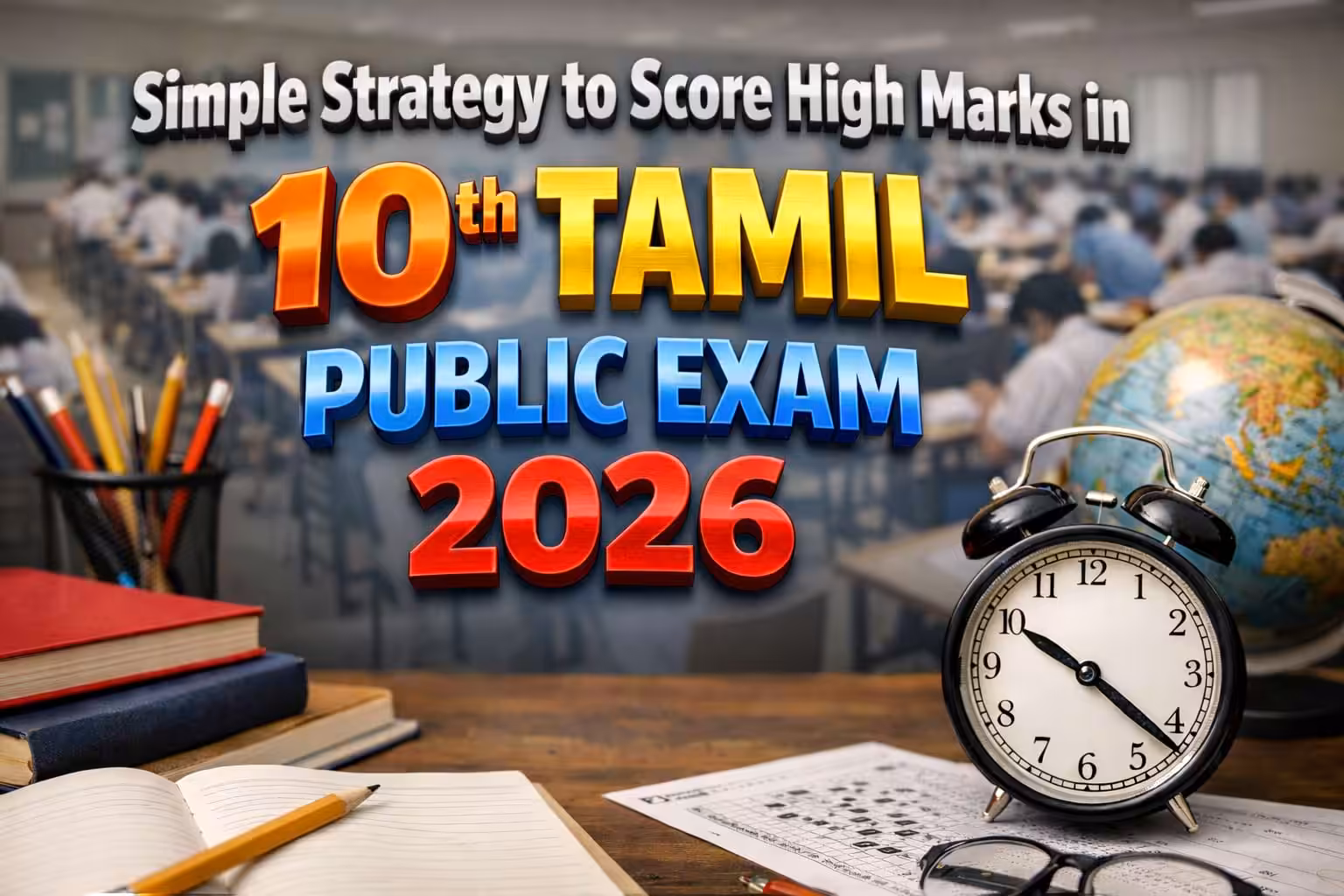 Simple Strategy to Score High Marks in 10th Tamil Public Exam 2026