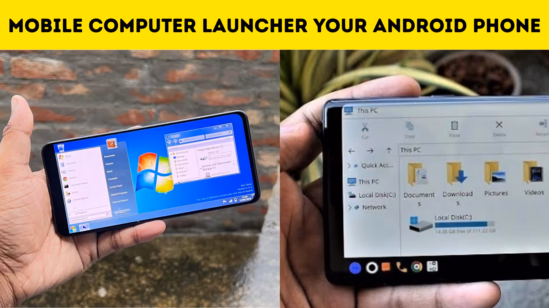 Mobile Computer Launcher – Turn Your Android Phone Into a Desktop Computer
