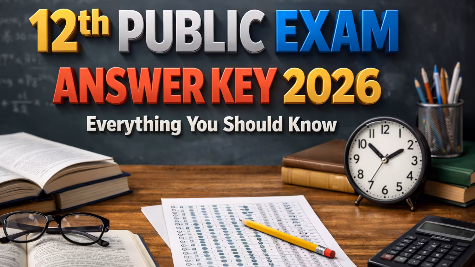 12th Public Exam Answer Key 2026 – Everything You Should Know