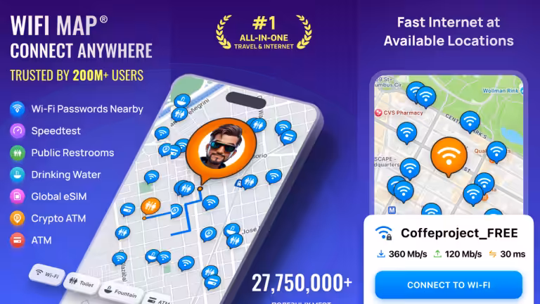 Discover Hidden WiFi Hotspots Easily with WiFi Map