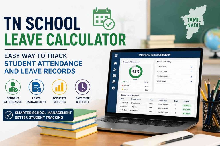 TN School Leave Calculator Easy Way to Track Student Attendance and Leave Records