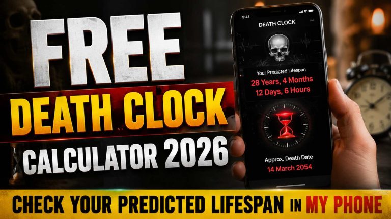 Free Death Clock Calculator 2026: Check Your Predicted Lifespan