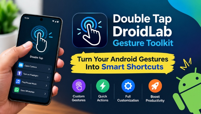 Double Tap DroidLab Gesture Toolkit – Turn Your Android Gestures Into Smart Shortcuts